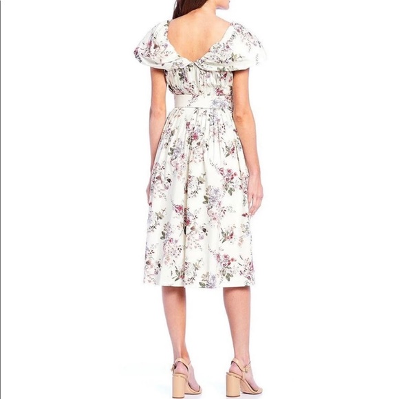 Antonio Melani Raj Poplin Floral Vintage Dress - Picture 10 of 10